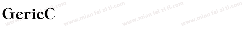 GericClassicLight Re字体转换